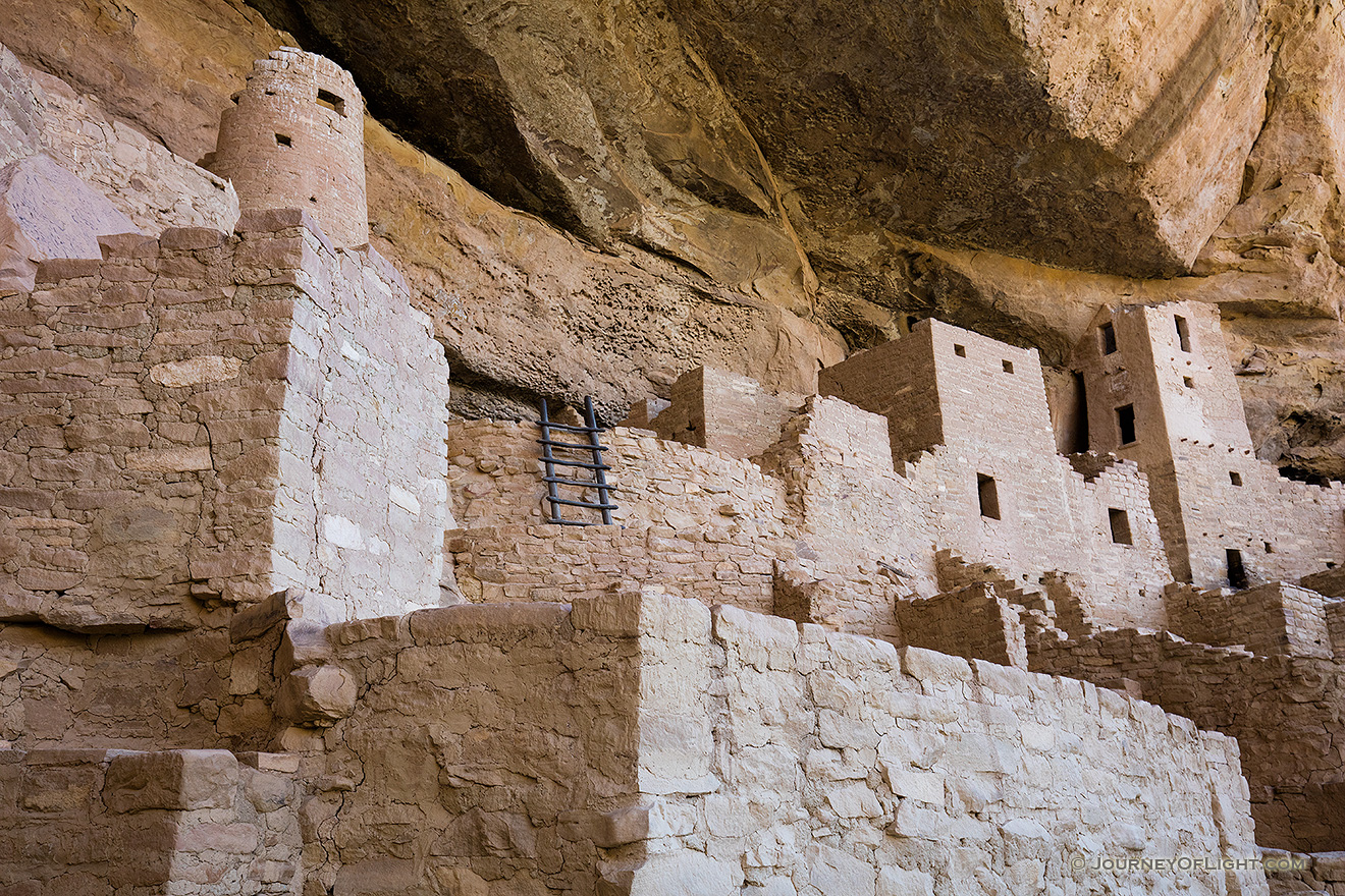 Cliff Palace at Mesa Verde National Park is a reminder of how the Native Americans lived and worked hundreds of years ago. - Colorado Photography