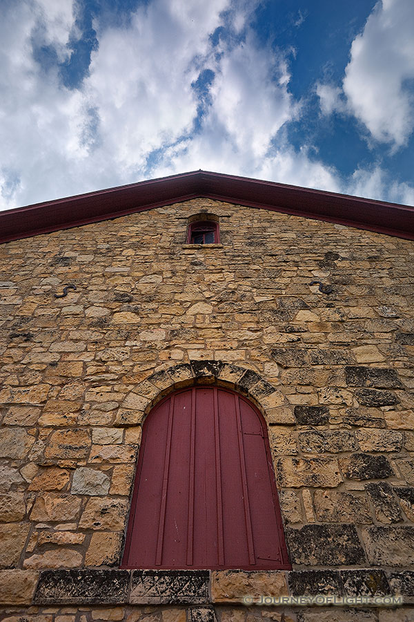 In 1874 the Elijah Filley barn was built near Filley, Nebraska.  This is the state's oldest limestone barn. - Nebraska Photography