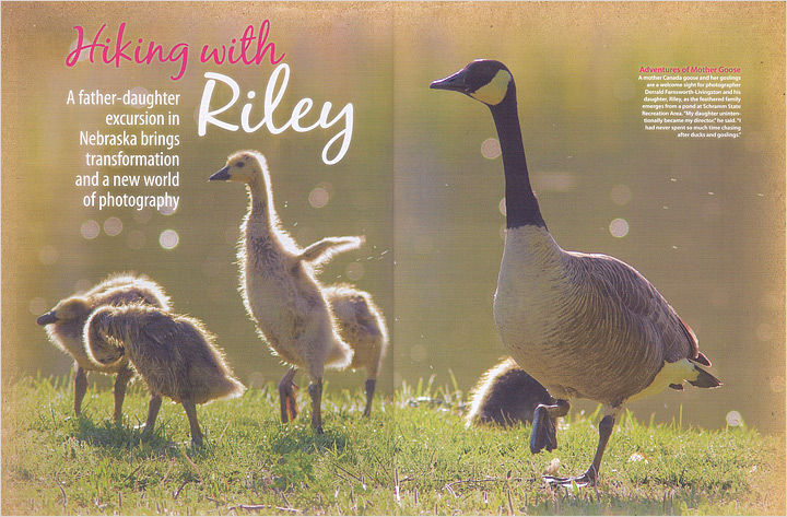 Hiking With Riley Story in Nebraska Life.  Contributed both text and photography. -  Picture
